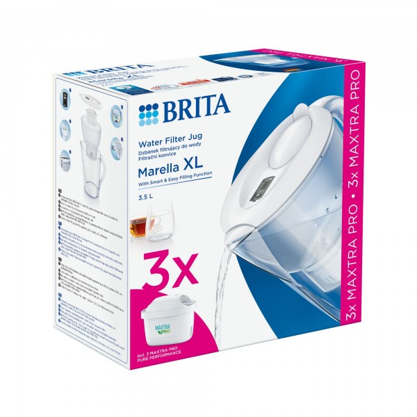 Brita Marella Xl (Белый) + 3 cartușe