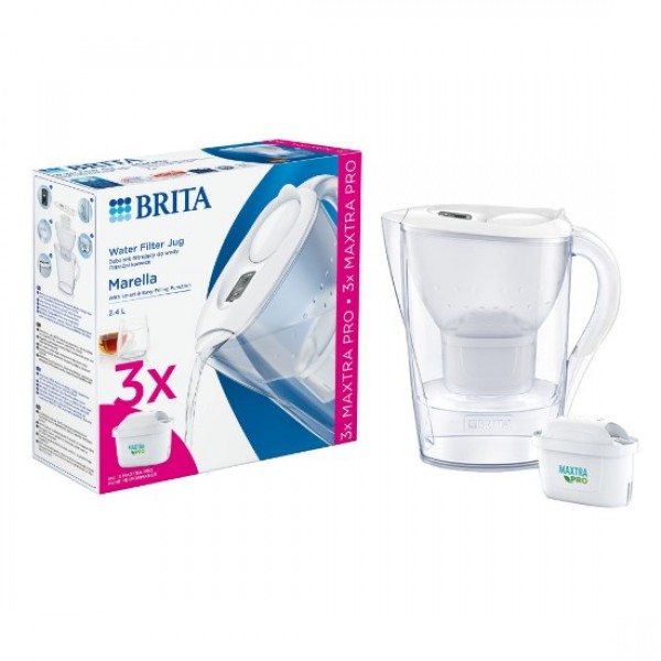 Brita Marella (Белый) + 3 cartușe