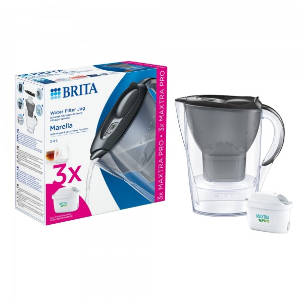 Brita Marella (Чёрный) + 3 cartușe