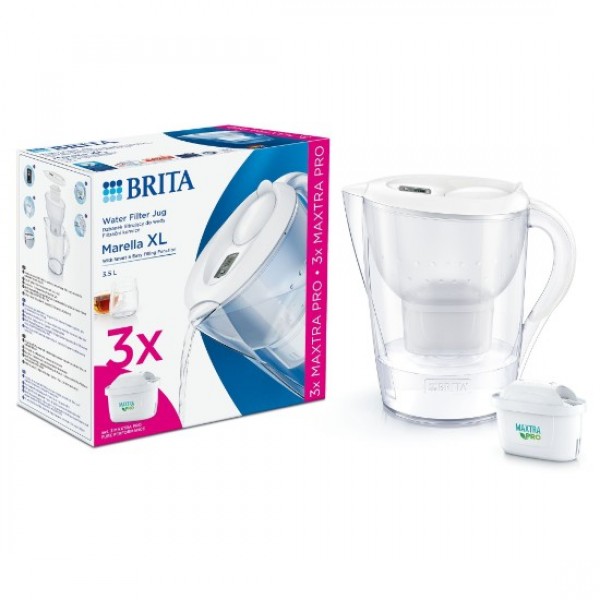 Brita Marella Xl (Белый) + 3 cartușe